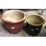 2 LARGE PLANTERS