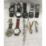 BOX OF ASSORTED WATCHES