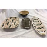 4 PIECES OF STUDIO POTTERY BY ATKINSON