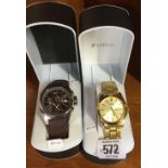 2 BRAND NEW LORUS GENTS WATCHES (BOTH BOXED)