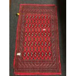 RED PATTERNED PRAYER MAT