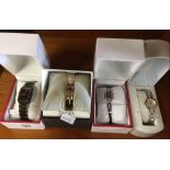 2 BRAND NEW LADIES PULSAR WATCHES, LADIES TIMEX & GENTS PULSAR - ALL BOXED