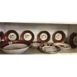 SHELF OF IMPERIAL PORCELAIN DINNERWARE