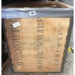 WOODEN TEA CHEST