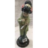 LLADRO GEISHA FIGURE ORIENTAL SPRING (PARASOL MISSING)