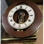 MODERN MECHANICAL HERMLE ROUND WALL CLOCK WITH STRIKING BELL - NEW IN BOX, A MODERN HERMLE SQUARE