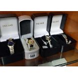 4 BRAND NEW LADIES WATCHES (3 PULSAR & 1 LORUS) ALL BOXED