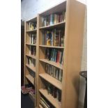 PAIR OF MODERN LARGE BOOKCASES