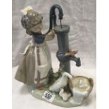 LLADRO FIGURE SUMMER ON THE FARM (VERY RARE)