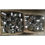 2 CARTONS OF MIXED INDUSTRIAL STAINLESS STEEL HOLLOW WARE BY OLYMPIA & SUNNEX