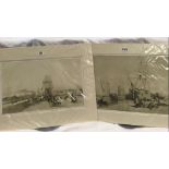 PAIR OF LITHOGRAPH PRINTS COASTAL MARINE SUBJECTS BY C MOZIN, C1840