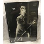 LARGE BLACK AND WHITE PRINT OF DAVID BOWIE