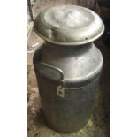 10 GALLON ALUMINIUM MILK CHURN FROM TORRIDGE VALE DAIRIES, DEVON LIMITED