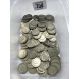 TUB OF 1920 - 1946 UK SIX PENCE'S APPROX WEIGHT 6oz