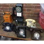 6 VINTAGE TELEPHONES