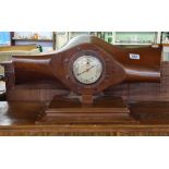 MANTLE CLOCK BY SMITH'S,CRICKLEWOOD LONDON, CLOCK SET INTO CENTRE OF WW2 WOODEN PROPELLER MARKED