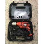 CASED BLACK & DECKER POWER DRILL