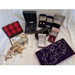 BAG OF EMPTY JEWELLERY BOXES