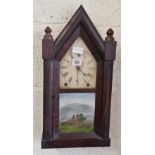 8 DAY GOTHIC AMERICAN STYLE WALL CLOCK