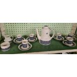 ROYAL DOULTON MEDALLION PATTERNED COFFEE SET