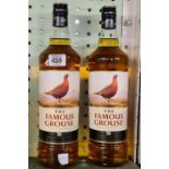 2 BOTTLES OF THE FAMOUS GROUSE SCOTCH WHISKY (NO BOXES)