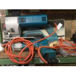 BLACK & DECKER POWER DRILL, DN750 PLANER & A JIG SAW