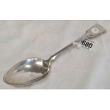 MALTESE DESSERT SPOON BY ALEXANDER BALL, PERIOD 1800 - 1809, 58g