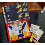 BOXED MECCANO SET NO.5 INCL; BOOK OF INSTRUCTIONS