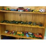 3 SHELVES OF PLAY WORN TOYS