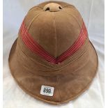 BOER WAR INFANTRY PIT HELMET