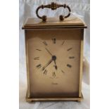 ENGRAVED / DEDICATED SWIZA CARRIAGE CLOCK