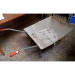 GALVANISED WHEEL BARROW WITH SOLID TYRE