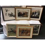 F/G MOUNTED HORSE RACING PRINTS