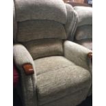 ELECTRIC RECLINER UPHOLSTERED CHAIR