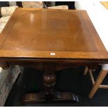 OAK DRAW LEAF DINING TABLE