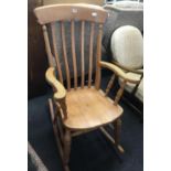 BEECH WOOD ROCKING CHAIR