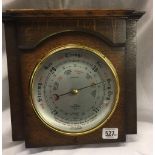 WOOD FRAMED BAROMETER