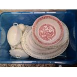 CARTON OF MIXED ALFRED MEAKIN DINNERWARE & 2 OTHER BOWLS