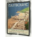 POSTER FOR SOUTHERN RAILWAYS, EASTBOURNE, DESIGNED BY KENNETH SHOESMITH