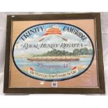 AN OLD OVAL POSTER FOR THE ROYAL HENLEY REGATTA