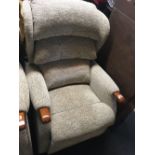 UPHOLSTERED ELECTRIC RECLINER CHAIR