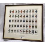 FULL SET OF CIGARETTE CARDS OF SHIPS BADGES, ISSUED BY W H & H O WILLS IN 1925. THE COMPLETE SET,