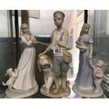 3 PORCELAIN FIGURES