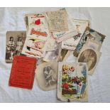SELECTION OF OLD PHOTO, CARDS ETC