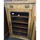 EDWARDIAN ROSEWOOD MUSIC CABINET A/F