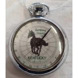 NOVELTY METAL GAMING WATCH ''GETTING LUCKY IN KENTUCKY''