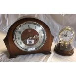 SMITH'S OF ENFIELD MANTLE PIECE CLOCK & 1 OTHER