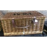 FORTNUM & MASONS WICKER PICNIC BASKET - NO CONTENTS