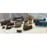 A SHOE BOX OF 'N' GAUGE BUILDINGS ETC