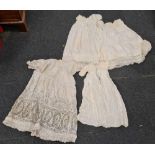 4 VINTAGE CHRISTENING GOWNS